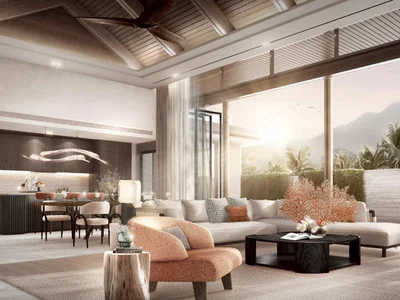 Complexe résidentiel New complex of villas with swimming pools and green areas close to bang Tao Beach, Phuket, Thailand