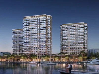Wohnanlage New luxury residence Marina Views with a marina and a promenade, Mina Rashid, Dubai, UAE