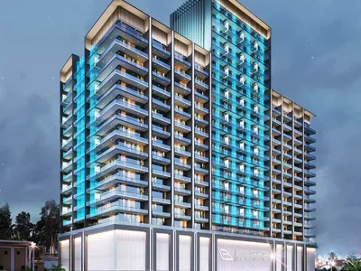 Residential complex New residence Azure with a swimming pool near schools and shopping malls, JVC, Dubai, UAE