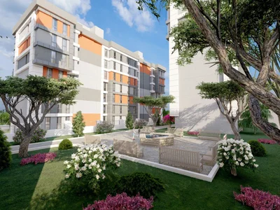 Residential complex New residence with parks and a swimming pool close to a metro station, Istanbul, Turkey