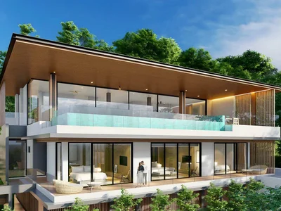 Zespół mieszkaniowy Complex of villas with swimming pools and panoramic views close to beaches, Chalong, Phuket, Thailand