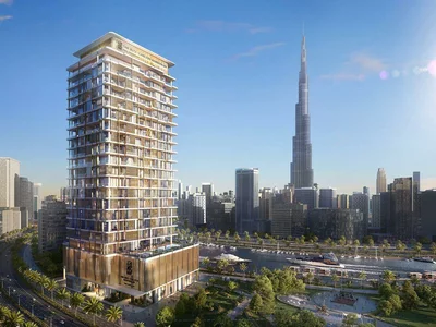 Residential complex New residence Ritz Carlton Residences with a swimming pool and a business center near Dubai Mall and Burj Khalifa, Business Bay, Dubai, UAE