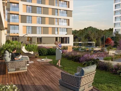 Residential complex New residence with a swimming pool and around-the-clock security near a metro station, Istanbul, Turkey