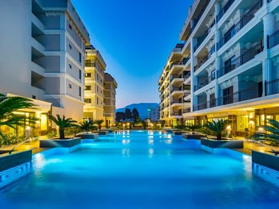 Residential complex Furnished 1+1 apartment in Toprak Palace complex on the seafront.