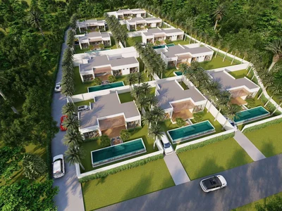 Zespół mieszkaniowy New residential complex of villas with swimming pools near the sea in the area of ​​Laem Set, Samui, Thailand