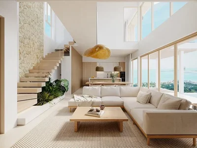 Zespół mieszkaniowy New complex of villas with swimming pools and sea views close to Bangrak Beach, Samui, Thailand