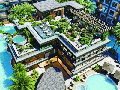 Zespół mieszkaniowy First class new residential complex with wellness infrastructure in Pattaya, Banglamung, Thailand