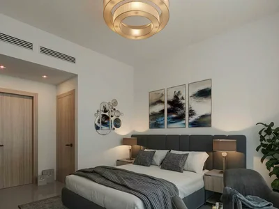 Complexe résidentiel New Violet Tower Residence with a swimming pool and a lounge area close to Dubai Marina and Downtown Dubai, JVC, Dubai, UAE