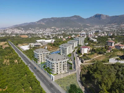 Quartier résidentiel Elegantly Designed Flats in Oba, Alanya with Exclusive Social Amenities