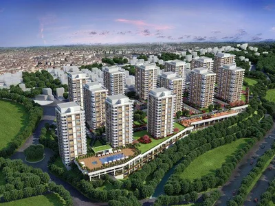 Residential complex Residential complex close to park, metro station and International Financial Centre, Çekmeköy, Istanbul, Turke