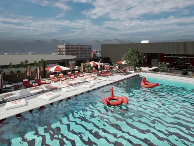 Complejo residencial Residence with a swimming pool, a restaurant and a roof-top bar, Izmir, Turkey