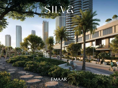 Wohnanlage Modern townhouses in the new complex Silva, Dubai Creek Harbour, UAE