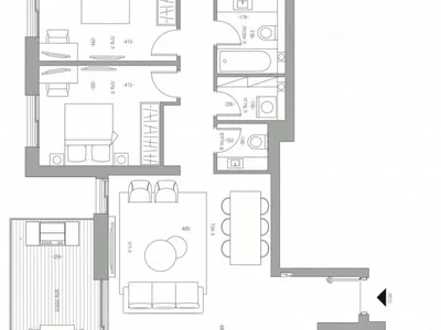 Жилой квартал Bel appartement dans un bel immeuble haut standing luxueux neuf projet de qualite spacieux