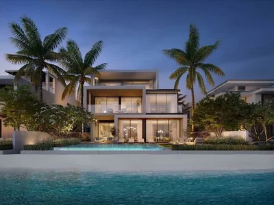 Zespół mieszkaniowy New complex of unique beachfront villas Beach villa, Palm Jebel Ali, Dubai, UAE