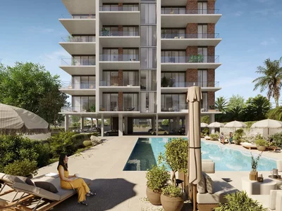 Residential complex New residence with a swimming pool in a quiet and prestigious area, 350 meters from the beach, Limassol, Cyprus