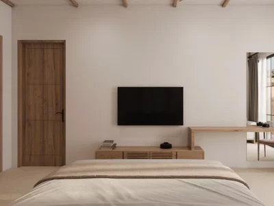 Complexe résidentiel New residential complex with swimming pools and co-working areas, Ubud, Bali, Indonesia