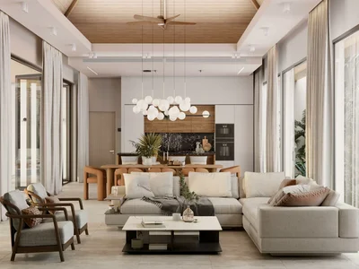 Zespół mieszkaniowy New villas with swimming pools and lounge areas, Phuket, Thailand