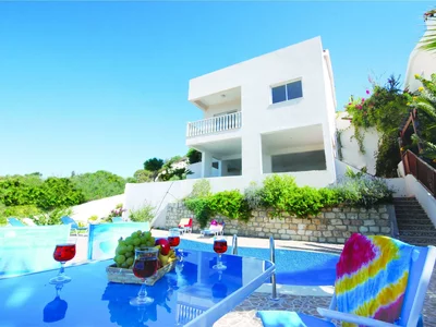 Residential complex Villa with a swimming pool and a panoramic view, Tala, Cyprus