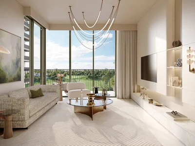 Complexe résidentiel New Golf Dale Residence with a golf course, swimming pools, and a clubhouse, Emaar South, Dubai, UAE