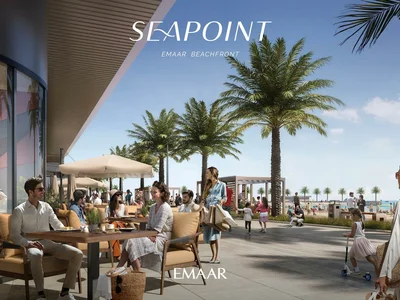 Complexe résidentiel Modern residence Seapoint with a beach and an access to the promenade, Emaar Beachfront, Dubai, UAE