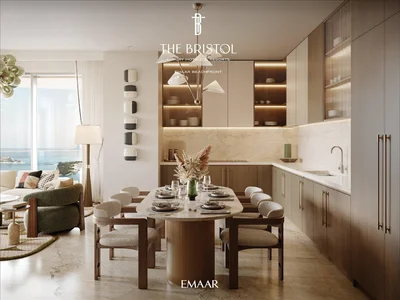 Zespół mieszkaniowy Furnished penthouses at Bristol beachfront residence, Emaar Beachfront area, Dubai, UAE