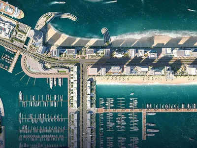 Wohngebäude Wohnungen mit direktem Meerblick und Ratenzahlung im Dubai Harbour