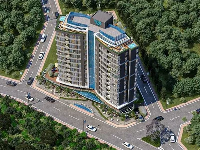 Complejo residencial Residence with a green area and a parking near highways, Istanbul, Turkey
