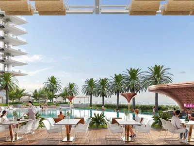 Residential complex New high-rise residence Mercer House with swimming pools and spa areas, JLT Uptown, Dubai, UAE