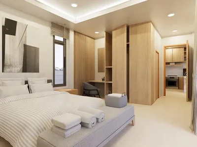 Residential complex New complex of villas with private swimming pools and a co-working area, Layan, Phuket, Thailand