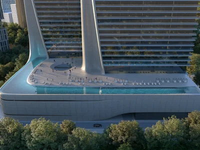 Complejo residencial New project Akala Hotel & Residences with a swimming pool, parks and lounge areas, DIFC, Dubai, UAE