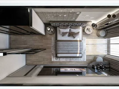 Zespół mieszkaniowy New residence with a swimming pool, green areas and a spa area near a highway, Istanbul, Turkey