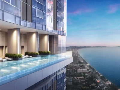 Zespół mieszkaniowy Elite high-rise complex with first-class infrastructure near the beach in Jomtien, Thailand