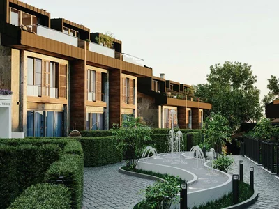 Complejo residencial Complex of villas with a swimming pool and gardens, Istanbul, Turkey