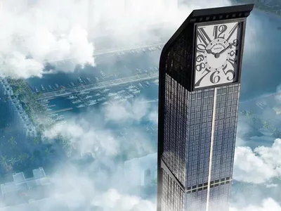 Wohnanlage High-rise residential complex with designer finishes by Swiss brand Franck Muller, Dubai Marina, Dubai, UAE