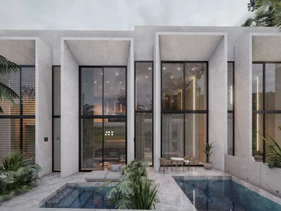Complexe résidentiel New complex of furnished townhouses with swimming pools, Canggu, Bali, Indonesia