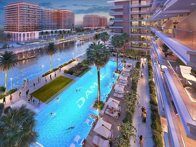 Residential complex New project DAMAC Riverside Views with s clubhouse and a kids' adventure park in the prestigious area of Dubai, UAE