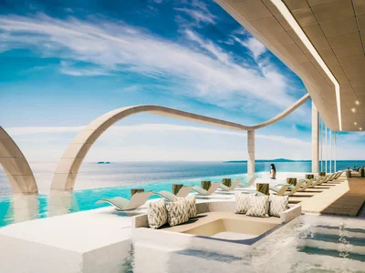 Zespół mieszkaniowy High-class residential complex on the first line from the sea in Jomtien, Pattaya, Thailand