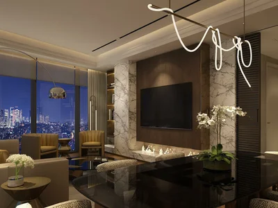 Zespół mieszkaniowy New residence with a swimming pool, lounge areas and a heliport, Istanbul, Turkey