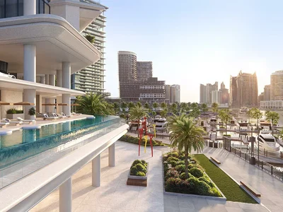 Wohnanlage New high-rise complex of apartments with private swimming pools and panoramic views Vela Viento, Business Bay, Dubai, UAE