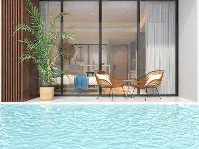 Complexe résidentiel New residence with a hotel and a spa center, 50 meters from Bang Tao Beach, Phuket, Thailand