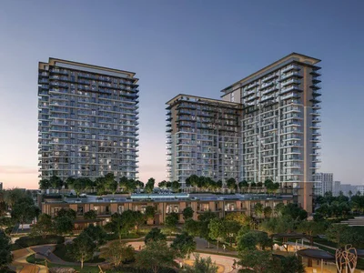 Complexe résidentiel New complex Vida Residences Hillside with swimming pools, gardens and mini golf, Dubai Hills Estate, Dubai, UAE