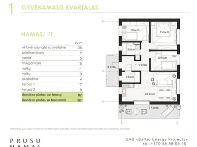 Residential quarter Prūsų namai
