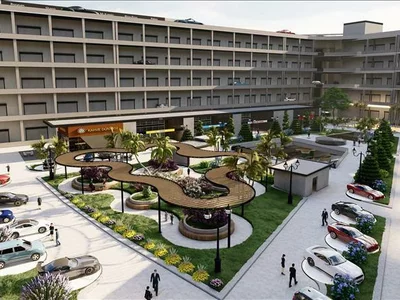 Residential complex Complex with a commercial center close to the airport and the center of Aksu, Turkey