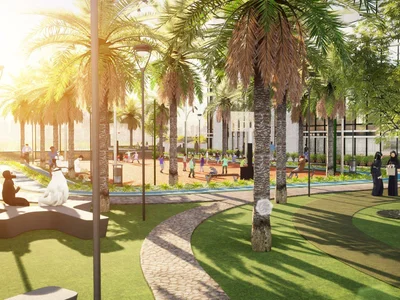 Residential complex Cloud Tower — new residence by Tiger Group with swimming pools and a panoramic view in JVT, Dubai