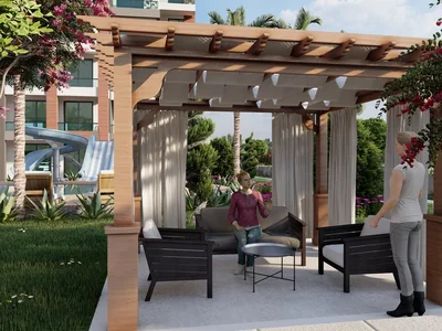 Apartamentowiec kvartiry v 300 m ot morya Turciya Mersin