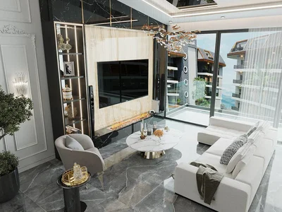 Zespół mieszkaniowy New residence with panoramic views, Oba, Alanya, Turkey