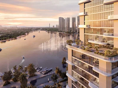 Wohnanlage Luxury sky villa in the new high-rise Atelis residence with a direct access to the promenade in Dubai Design District, in the heart of Dubai