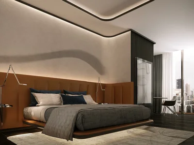 Complexe résidentiel Pagani Tower — residential complex by Dar Al Arkan with unique design and views of Dubai Water Canal and Burj Khalifa in Business Bay, Dubai