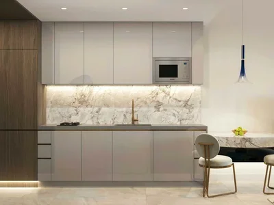 Residential complex New residence Stonehenge 2 with a swimming pool and underground parking close to Dubai Marina, JVC, Dubai, UAE