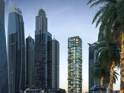 Complejo residencial New prestigious Kempinski Marina Residences with a swimming pool and a kids' club close to a highway, Dubai Marina, Dubai, UAE